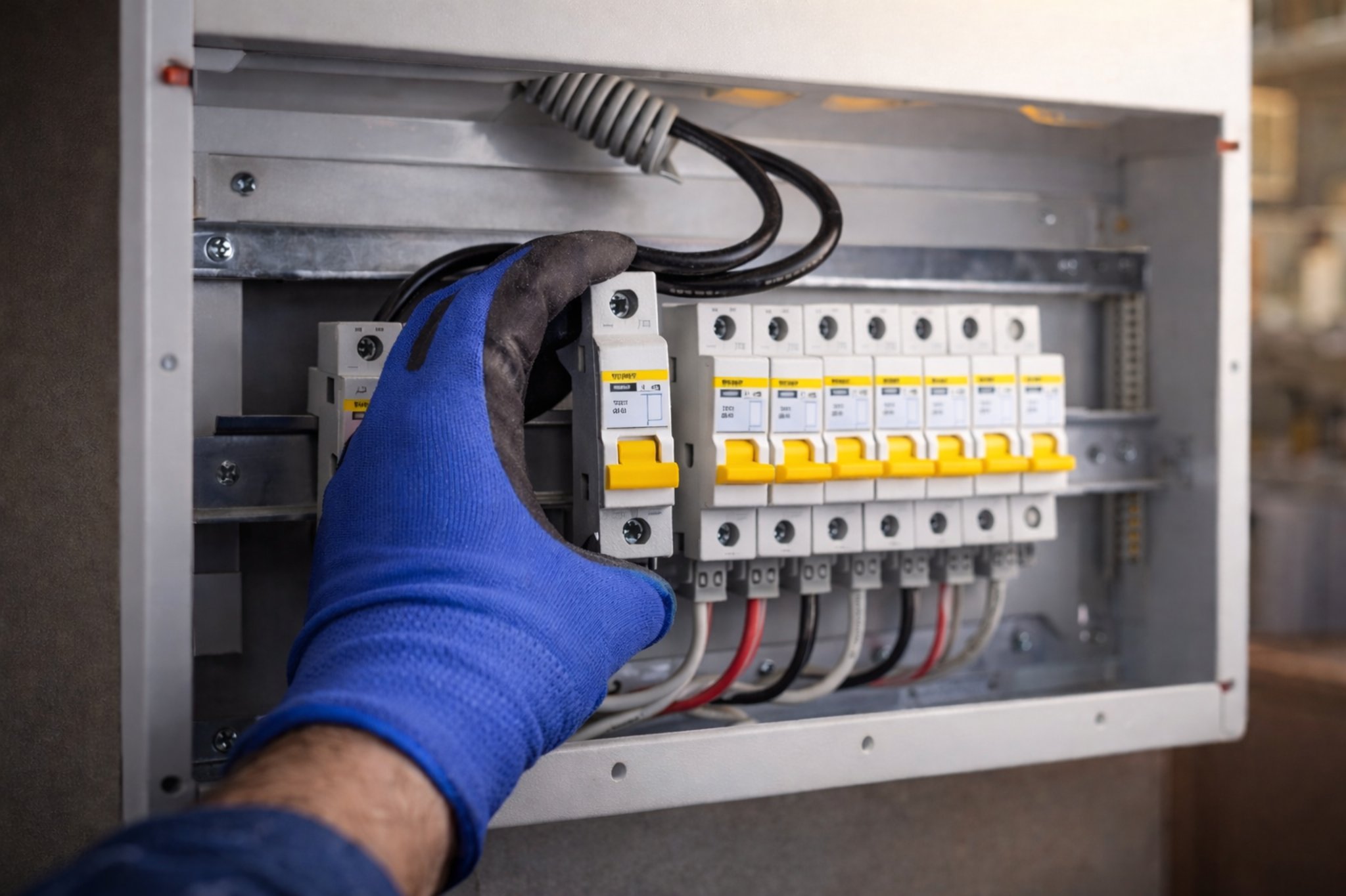 A diagram of a Circuit Breaker Box Installation in Los Angeles